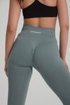 DROP Su Yeşili Büzgülü ve Push Up Tayt
