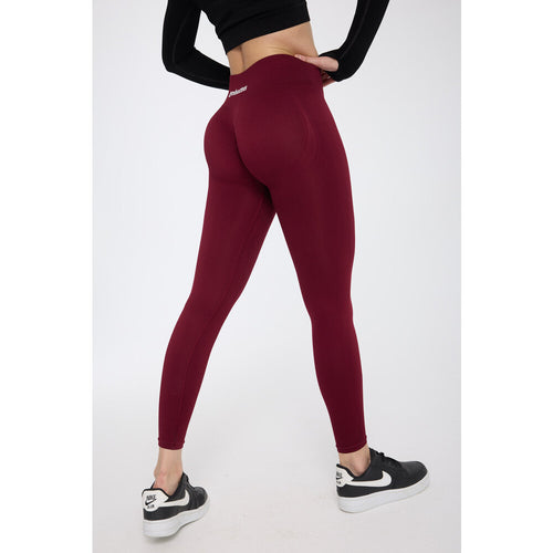 Drop Bordo Push Up Toparlayıcı Kadın Spor Tayt