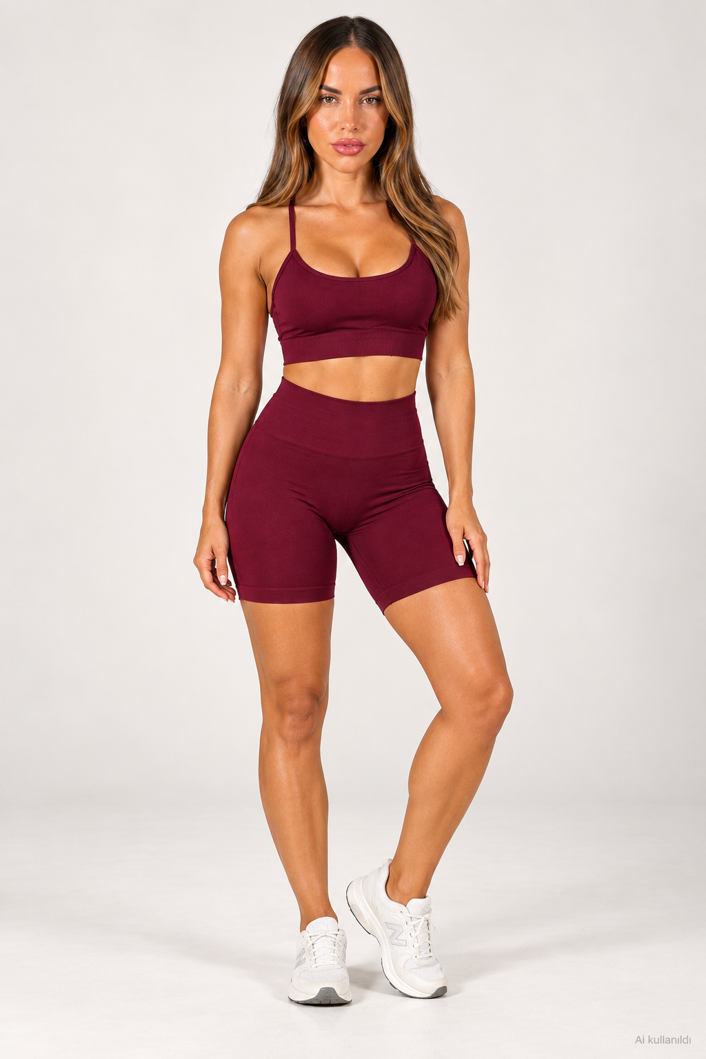 Vişne Linecontour Bra Kadın Ayarlanabilir Çapraz Askılı Çıkarılabilir Pedli Spor Sütyeni