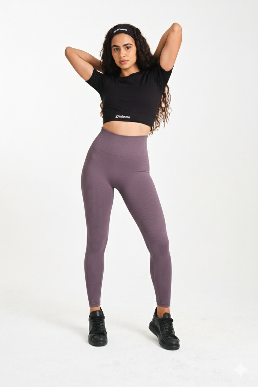 Eflatun Premium Sculpta Serisi(Yüksek Toparlayıcılık)Kalçası Büzgülü Push Up Spor Tayt