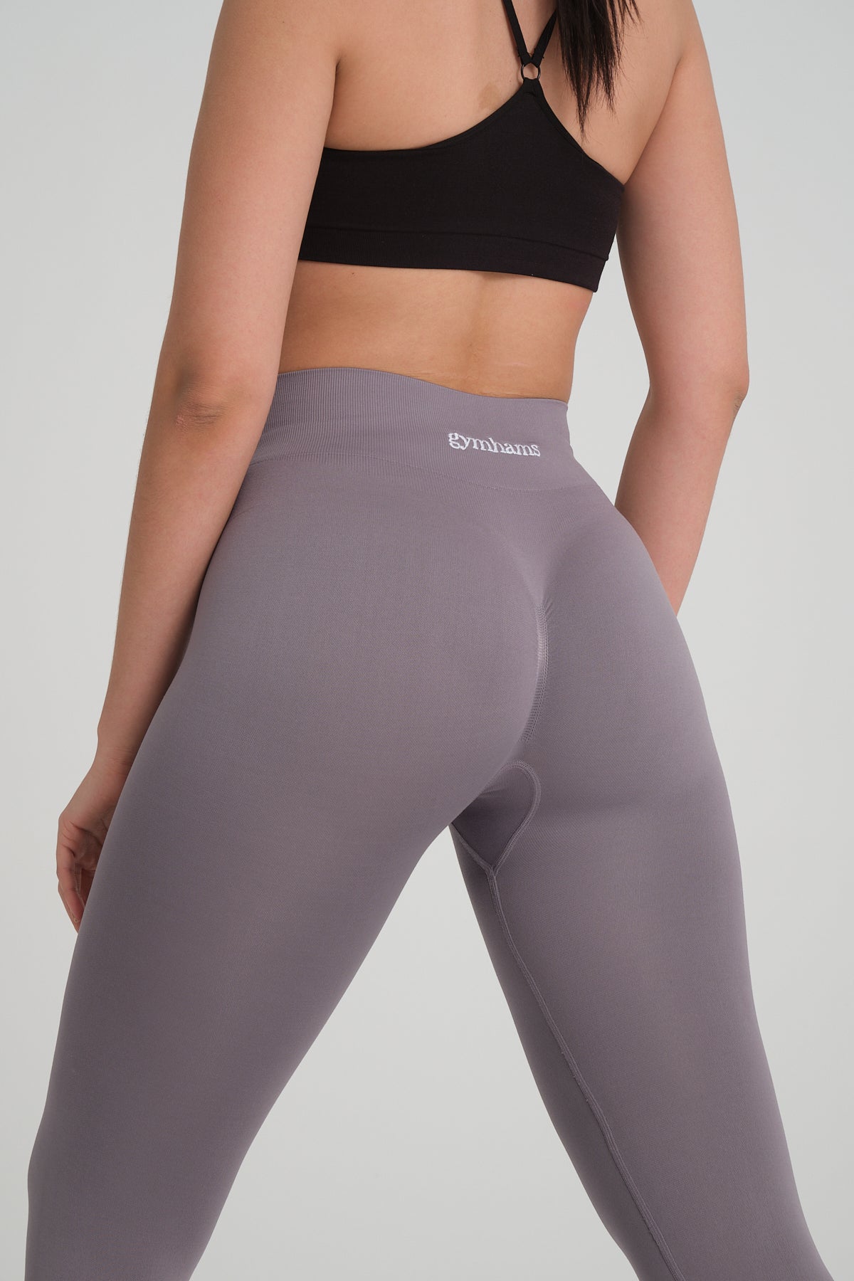 Drop Serisi Vizon/Füme Kalçası Büzgülü Kalça Şekillendirici Push Up Kadın Spor Tayt