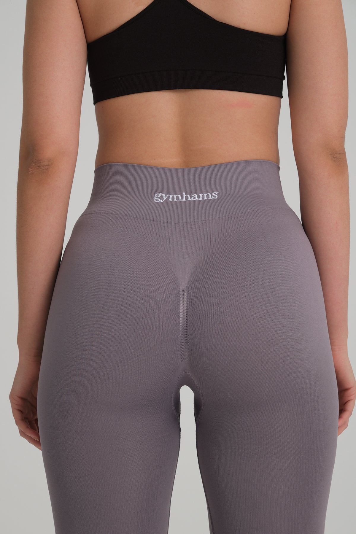 Drop Serisi Vizon/Füme Kalçası Büzgülü Kalça Şekillendirici Push Up Kadın Spor Tayt