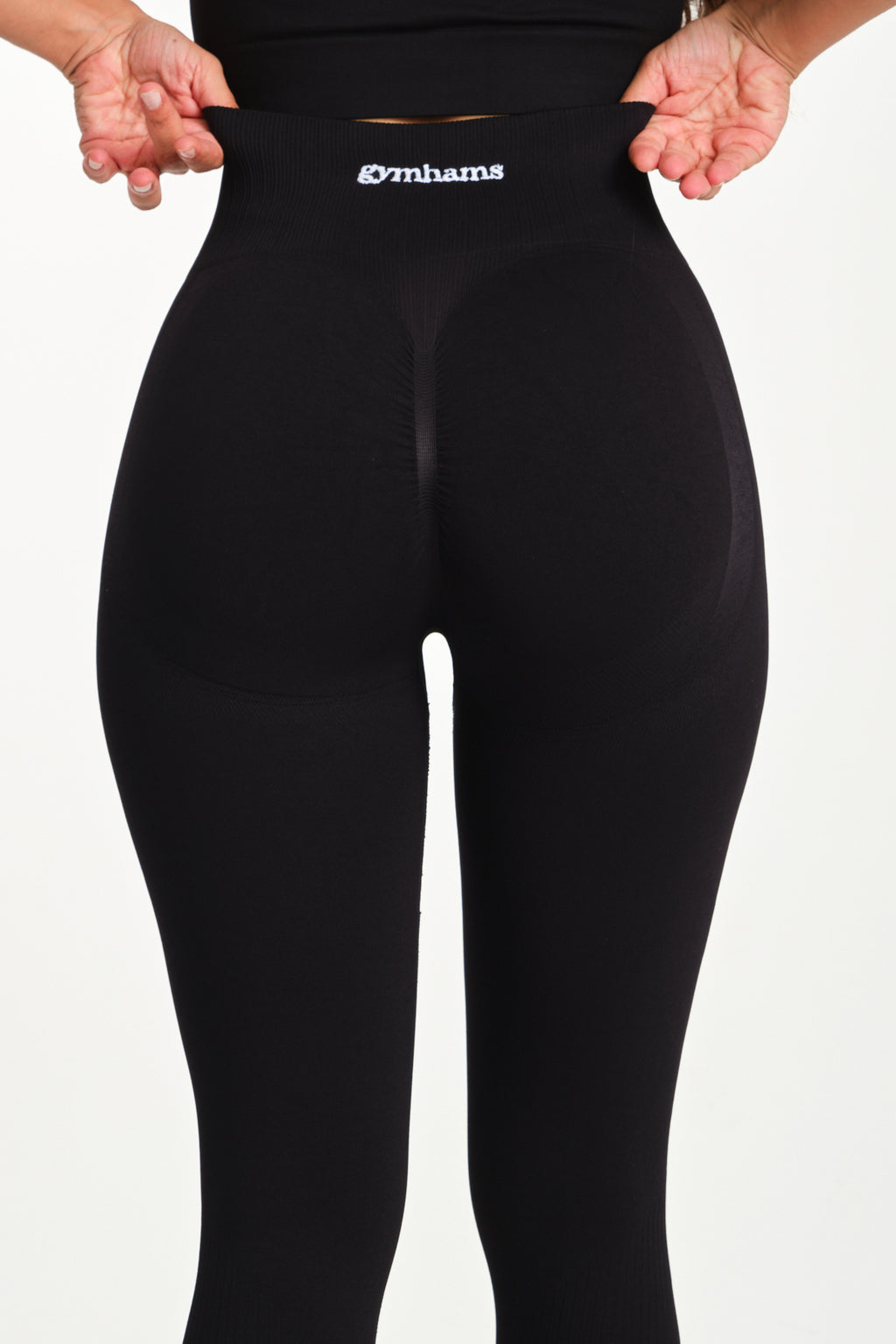 Siyah Sculpta Serisi (Yüksek Toparlayıcılık) Kalçası Büzgülü Push Up Spor Tayt