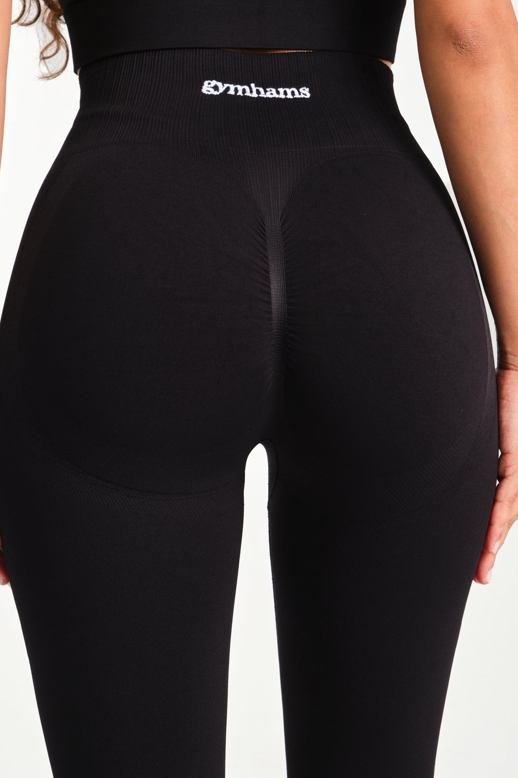 Siyah Sculpta Serisi (Yüksek Toparlayıcılık) Kalçası Büzgülü Push Up Spor Tayt