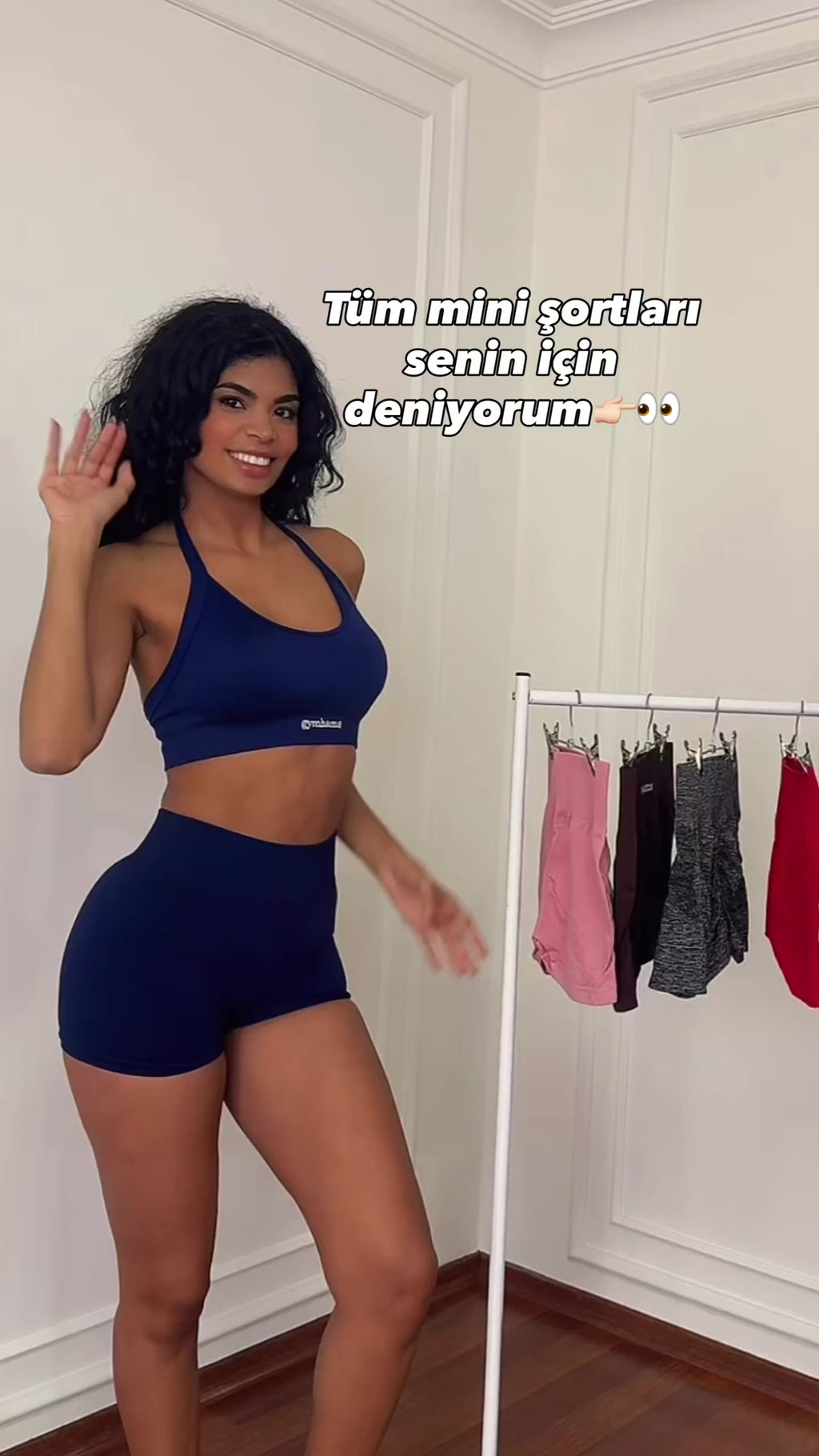 Gymhams Drop Bordo Kalça Büzgülü Süper Mini Şort