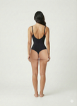Siyah Tanga Kesim Ayarlanabilir Askılı Korse Body – Bel & Karın Toparlayıcı, İz Yapmaz